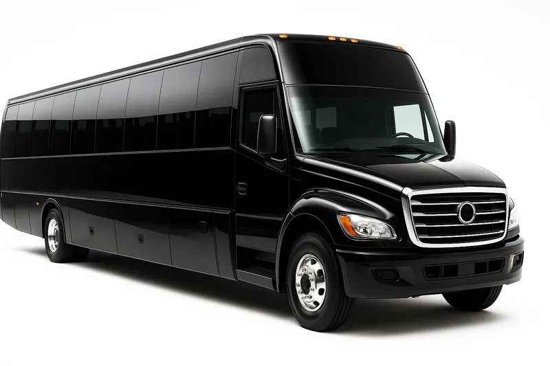 36 passenger charter bus for large group airport transportation
